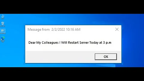 How To Send Message To All Users Using Domain Controller