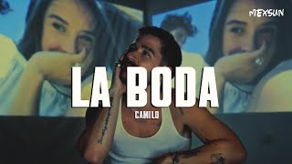 Camilo - La Boda (Letra)