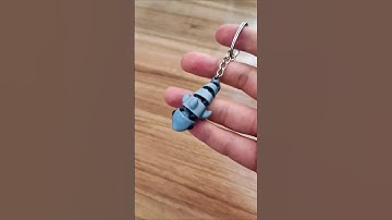 Making a Cool Shark Keychain with 3D Printer #shorts