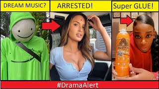 Dream SONG EXPOSED! - She got ARRESTED! - Super Glued her head! #DramaAlert Jake Paul + Mayweather