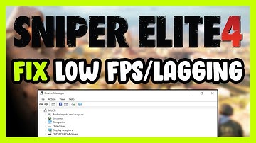 How to FIX Sniper Elite 4 Low FPS Drops & Lagging!