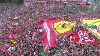 Ferrari celebration after race 2016