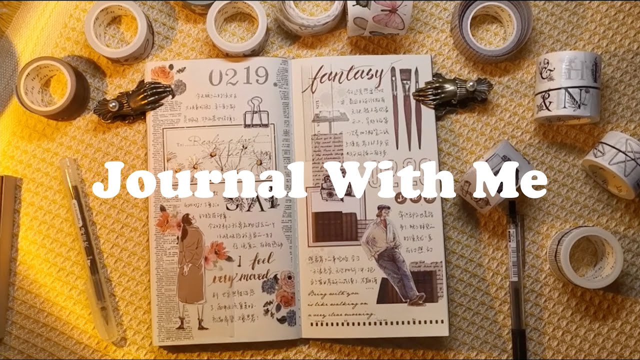 March Journal with Me | ASMR Journal | The Washi Tape Shop