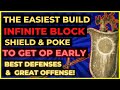 ELDEN RING - The EASIEST Build: INFINITE BLOCKING SHIELD & Poke to get OP EARLY! Gear & Strategies