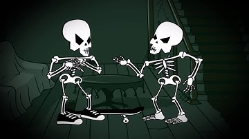 TET Animations: Skeleton Skateboarder Character Demo G3-360 Head, Bone Hands, Cartoon Animator 4.2