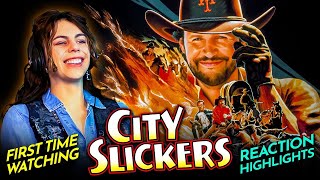 Leia rustling up some CITY SLICKERS (1991) Movie Reaction FIRST TIME WATCHING [Reissue]