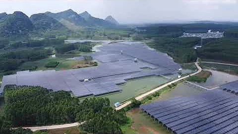 The 200MW solar-fishery plant in Guizhou, China - DayDayNews