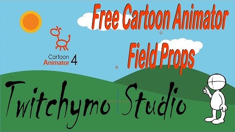 Free Simple Field Props for Cartoon Animator 4 from free Vector Graphic. Using Inkscape and Krita