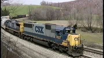 1996_04_25 CSX Hyndman Mance Glencoe PA AC44CW Canstock Boxes