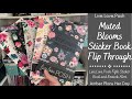 Live.Love.Posh Muted Blooms Sticker Book Flip Through | Restock Alert