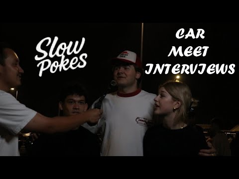 Interviewing People at a Hectic NEW CAR MEET - YouTube