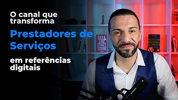 Benvindo ao canal do youtube que transforma prestadores de serviços em referências digitais