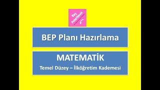 BEP Planı Hazırlama - Matematik - Ücretsiz Resimi