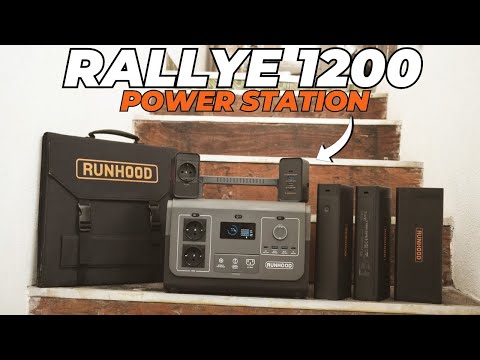 RUNHOOD Rallye 1200 Pro Unboxing I Review I Swappable Modular Battery Solar Generator Power station