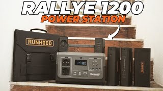 RUNHOOD Rallye 1200 Pro Unboxing I Review I Swappable Modular Battery Solar Generator Power station