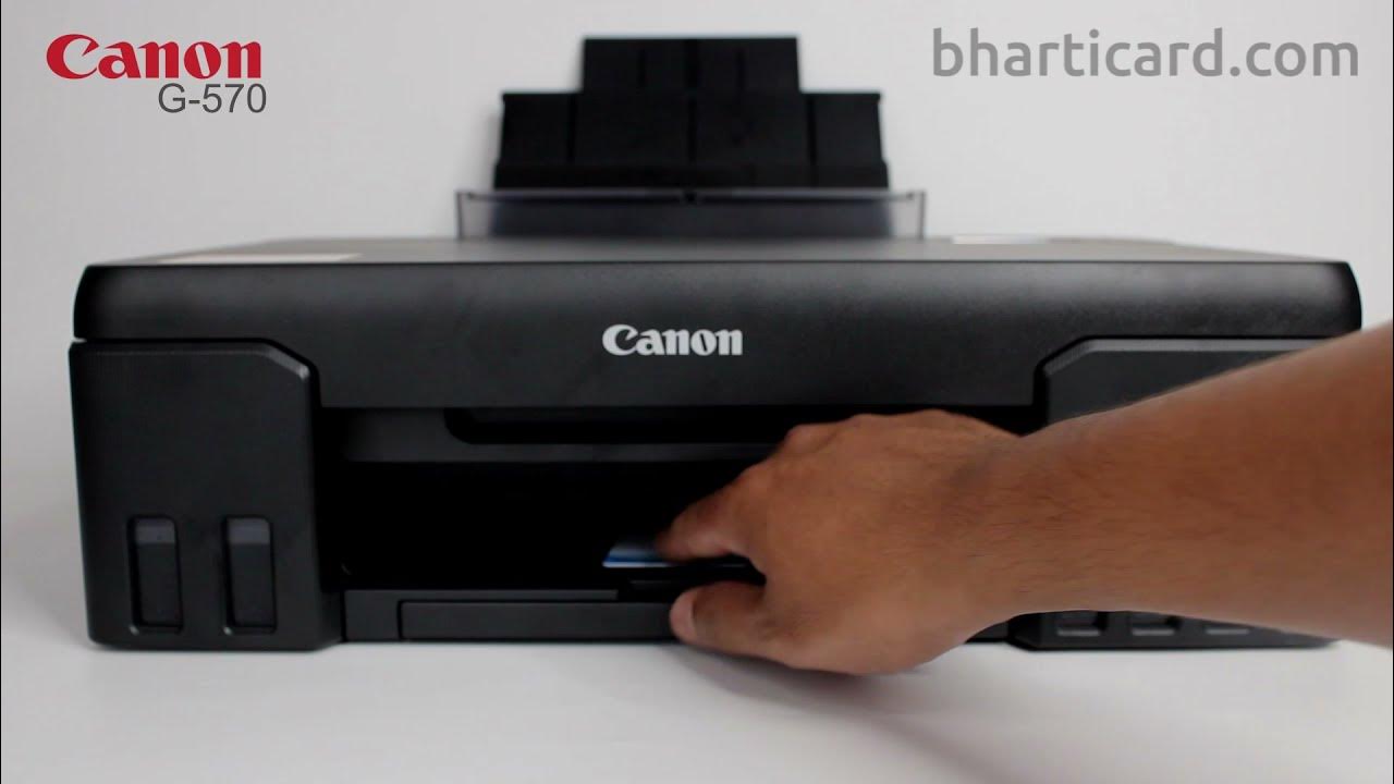 Multipurpose ID Card Printer Canon G570 YouTube