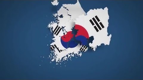 South Korea Map Kit by Space Stock Footage