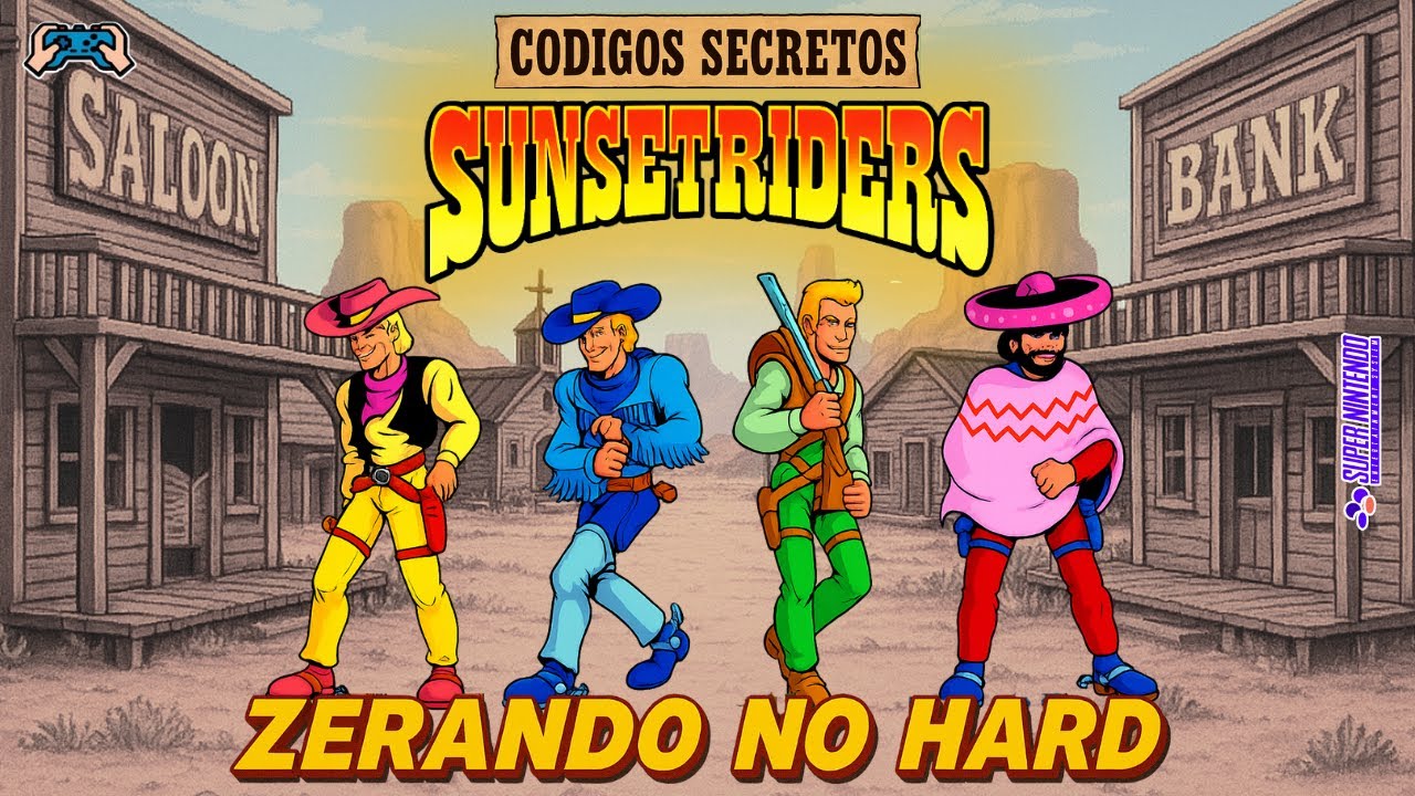 レアジャパニーズSKA beat sunset OVER RIDER THE ULTIMATE CHALLENGE! I Beat Sunset Riders on Hard Mode Without