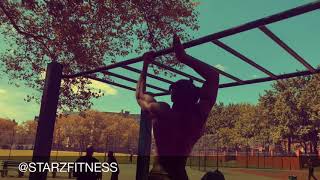 STARZFITNESS :INTERMEDIATE VERSION OF THE BAR BARBARIAN MONKEY BARS BAR DIPS SET UP