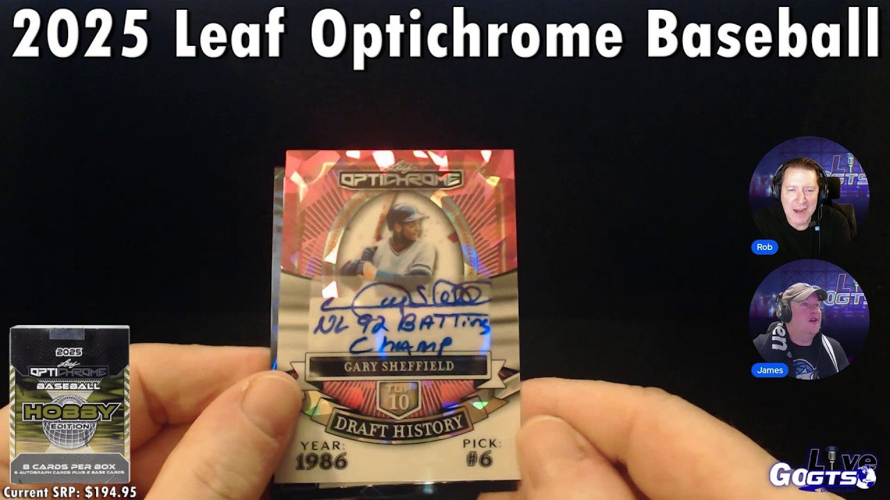 Box Break | 2025 Leaf Optichrome Baseball - YouTube