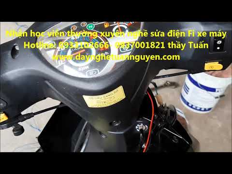 Video Dạy nghề sửa điện xe gắng máy phun xăng Fi tại Bình... - YouTube