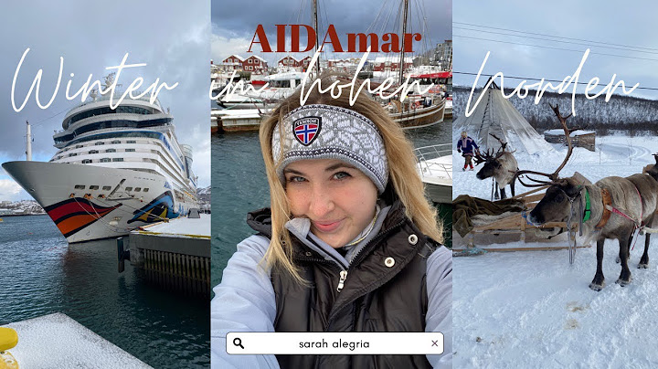 Winter im hohen Norden mit AIDAmar: Polarlichter, Rentiere und ganz viel Schnee 🦌❄️ I Sarah Alegria