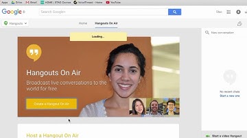 How to use Google Hangout on Air to record your video