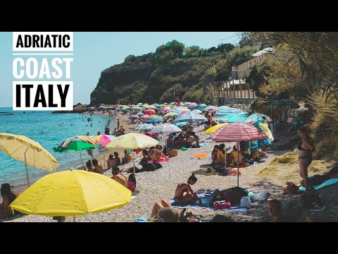 Adriatic Coast, Italy🇮🇹- Montesilvano/ Francavilla al mare/ Spiaggia Ripari di giobbe [4K]