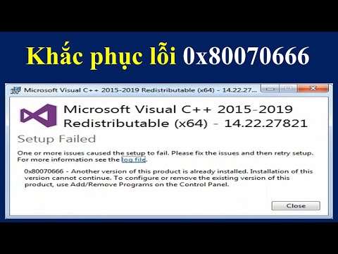 Khắc phục lỗi 0x80070666