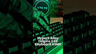 HyperX Alloy Origins 2 65⌨️🎧 #asmr #keyboard #hyperx #asmrkeyboard #techtok