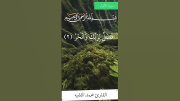 القارئ محمد الفقيه سورة الكوثر
