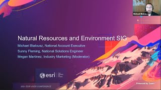 Esri User Conference 2021 – Environment & Natural Resources Special Interest Group Meeting screenshot 2