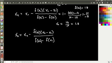 meeg 2703 the secant method