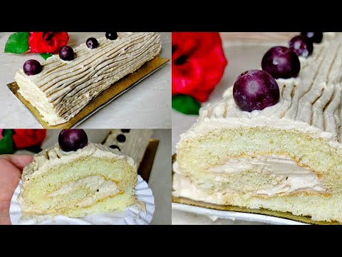 رولي ب 2 بيضات فقط وصفة اقتصادية مكوناتها بسيطة ناجحة  رولي ب 2 بيضات فقط وصفة اقتصادية مكوناتها بسيطة ناجحة