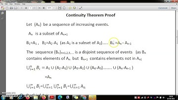 Continuity Theorem