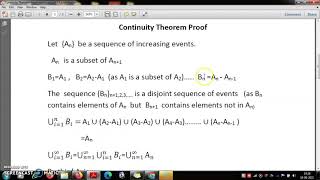 Continuity Theorem