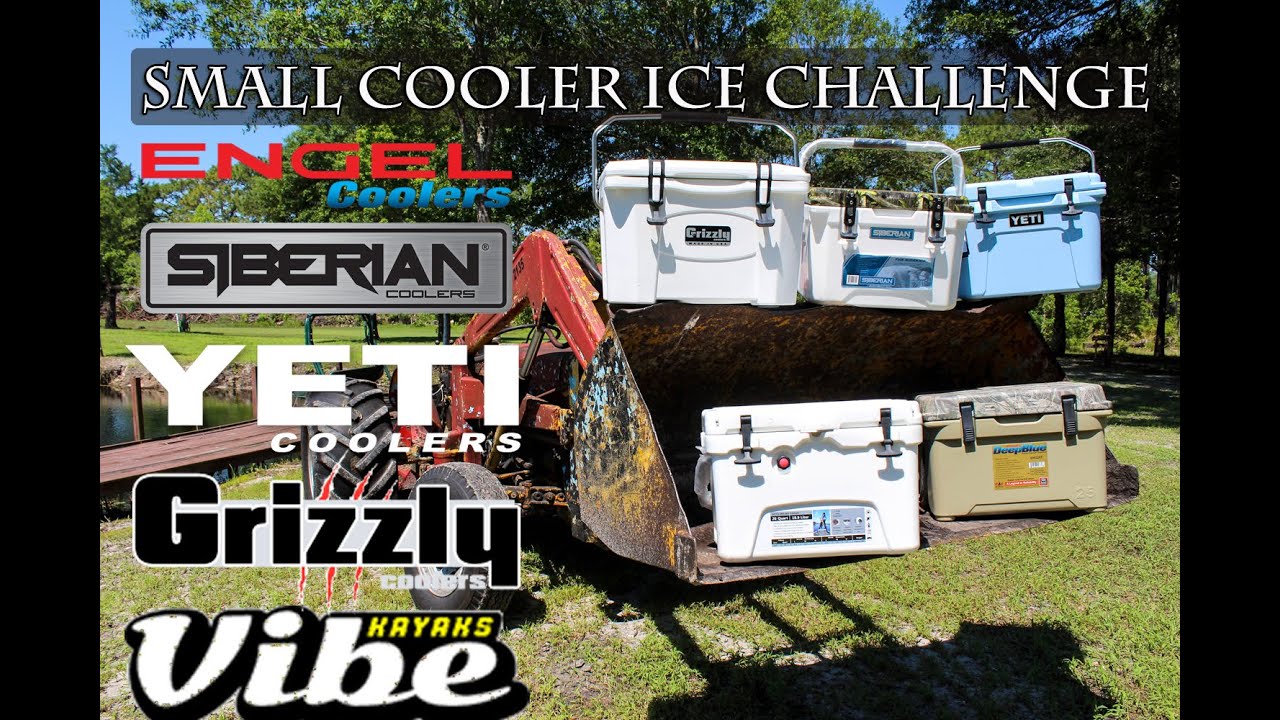 Grizzly 20-Quart Rotomolded Cooler - White