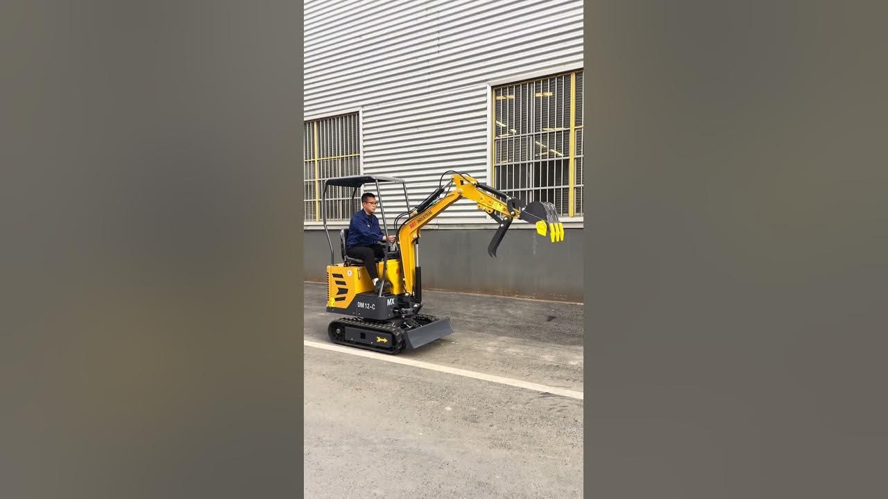 new-2024-model-agt-industrial-1-ton-mini-excavator-with-side-boom-youtube