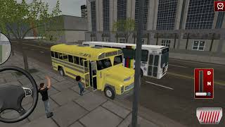 school bus transport simulator | school bus driving android gameplay | @gamester16.6M screenshot 4