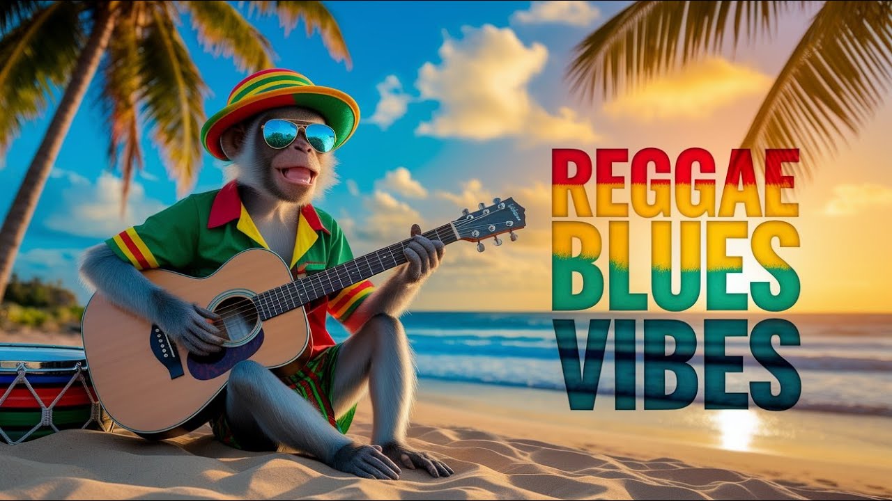 Reggae Music Blues Vibes 🎶 Island Monkey Reggae Blues 🌊 Relax & Chill Mix