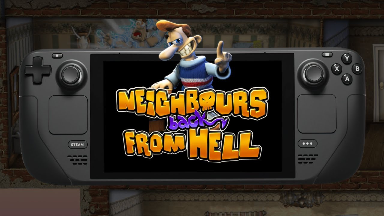Neighbours Back From Hell on Steam Deck | 2003 classic remastered