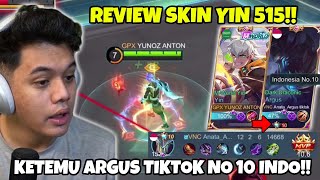 Lg Review Skin YIN 515 Instead, I Met Argus TIKTOK!! NO. 10 ARGUS INDO!! REALLY CLEVER AT PLAYING!!