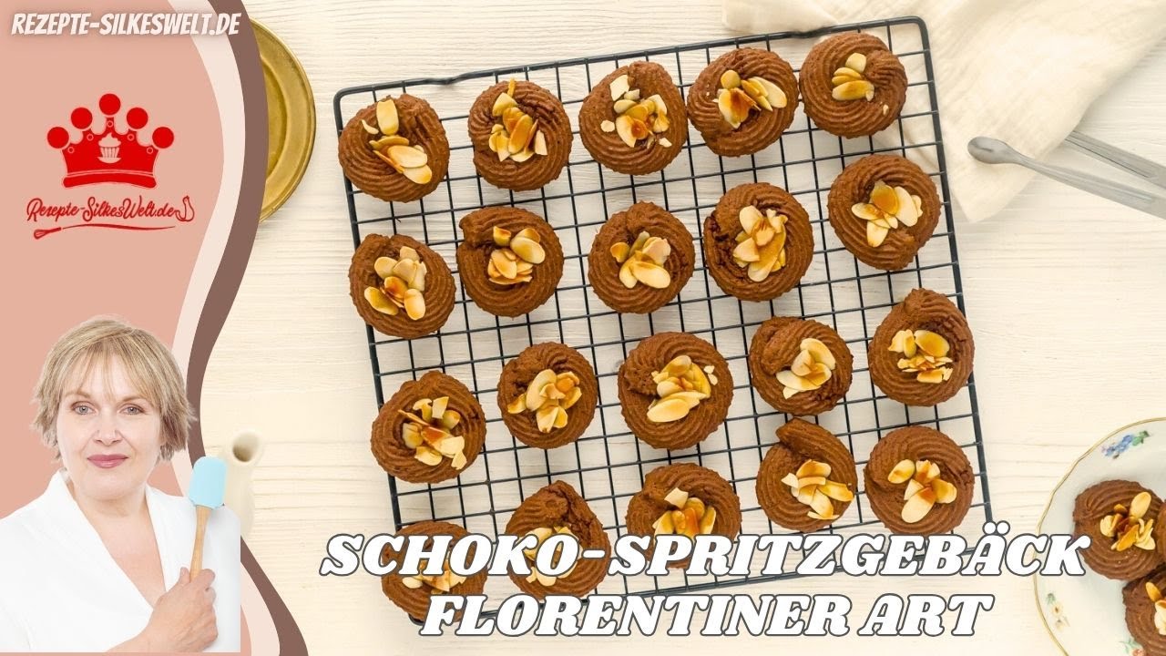 Schoko-Spritzgebäck Florentiner Art schnell selber machen #Silkeswelt #spritzgbäck