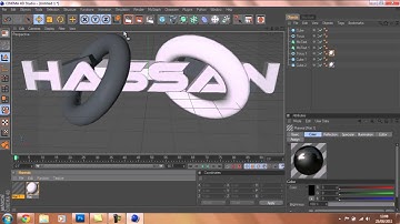 Cinema 4D logo Design Speed-Art Photoshop CS5 border
