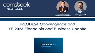 Comstock Inc. (NYSE:LODE) UPLODE24 Convergence and YE 2023 Earnings and Business Update