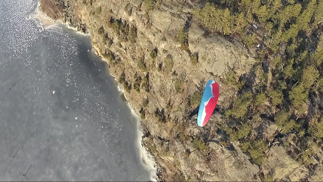 Paragliding Klövberget Stockholm Sweden 20170212 YouTube