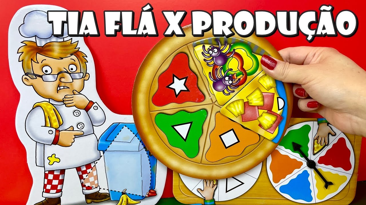 Bichinhos Comeram Minha PIZZA! Tia Flá X Produção