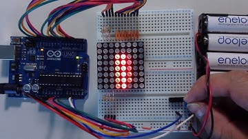 analog-like heartbeat animation with Arduino Uno + LED matrix