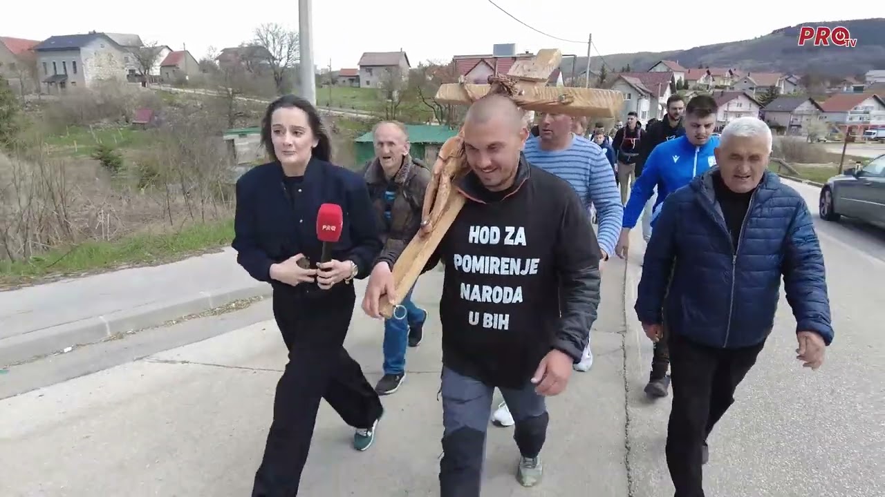 JOSIP JELINIĆ S KRIŽEM NA LEĐIMA STIGAO U ŠUJICU