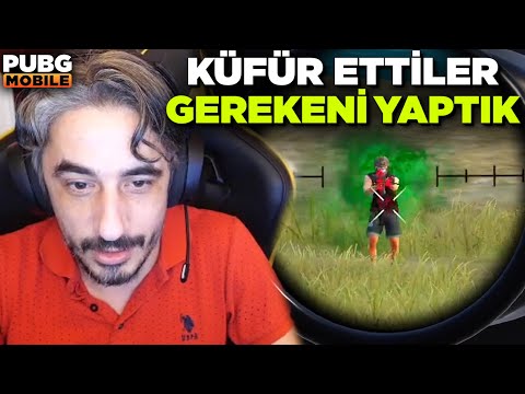 KÜFÜR ETTİLER GEREKENİ YAPTIK !! - PUBG Mobile